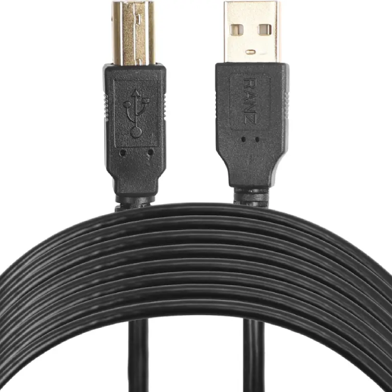 Ranz USB 2.0 PREMIUM PRINTER CABLE 3M Ethernet Print Server